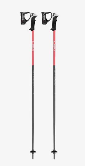 Bastones Leki Stella S negro rojo